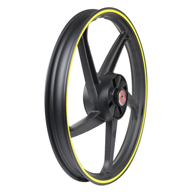 Rin trasero negro italika at 125 (17-20)