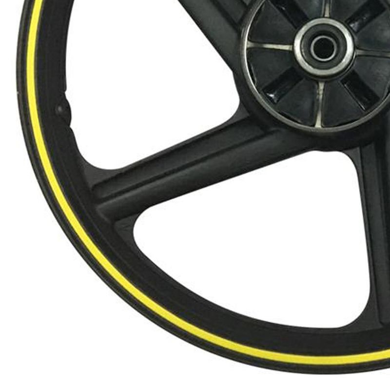 Rin trasero 18 negro amarillo italika ft 150s (15-16), ft 150 ts (16-19)