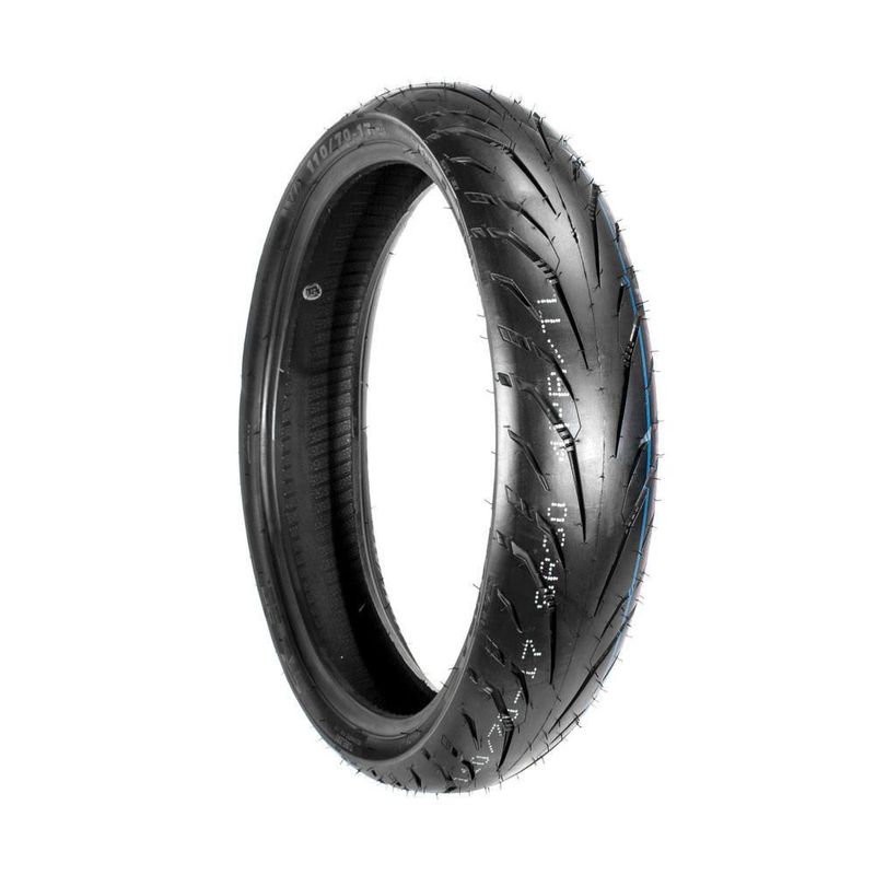 Llanta 110/70-17 para moto tubeless 54S 4PR SR30 Motometa