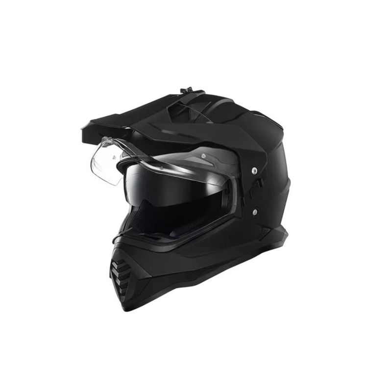 CASCO ILM WS902 SOLID NEGRO MATE DOBLE PROPOSITO M