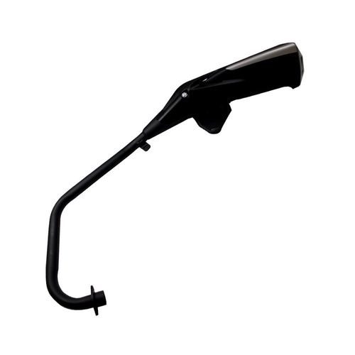 Silenciador completo negro italika 150 sz (16-18) / 150 z (14-19)