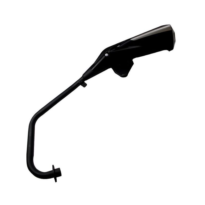 Silenciador completo negro italika 150 sz (16-18) / 150 z (14-19)
