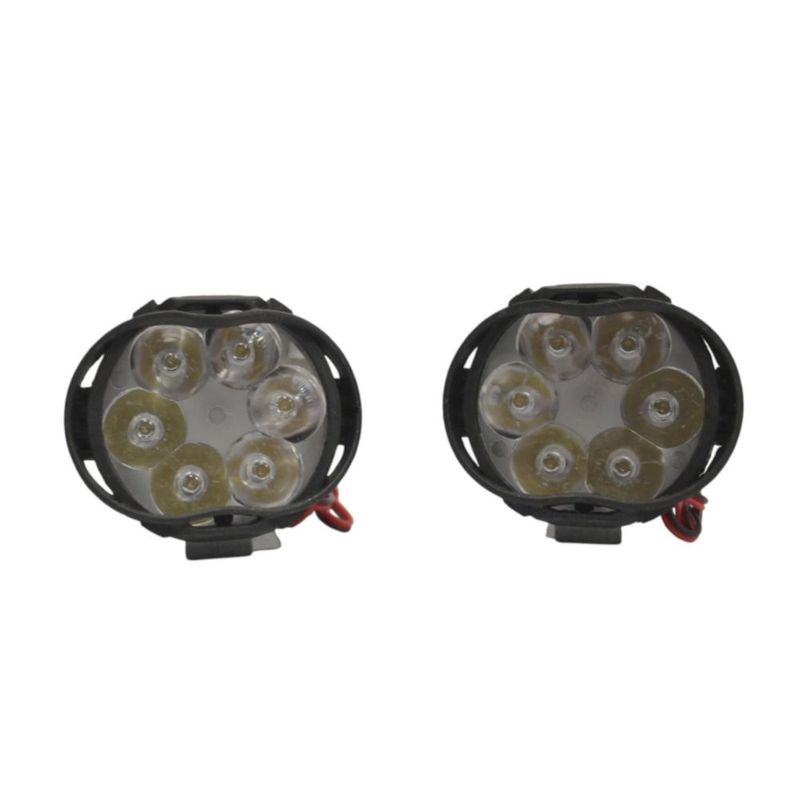 Faro Aux Moto 6 Leds C/Estrobo 12V