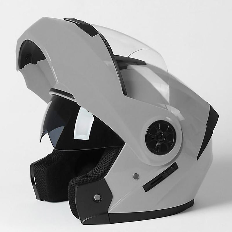 Casco Resistente Caída MXBSG-003 BLDShineGray Casco Moto Viaje