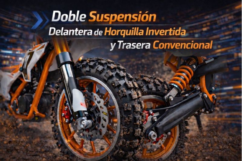 Mini Moto Shahoma NTS01 SE Premium 49cc Naranja