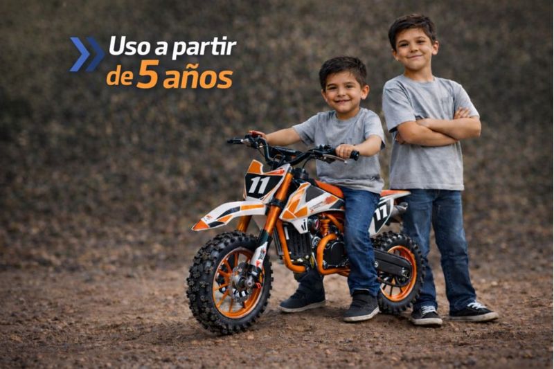Mini Moto Shahoma NTS01 SE Premium 49cc Naranja