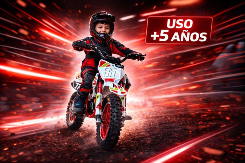 Mini Moto Shahoma NTS01 SE Premium 49cc Roja