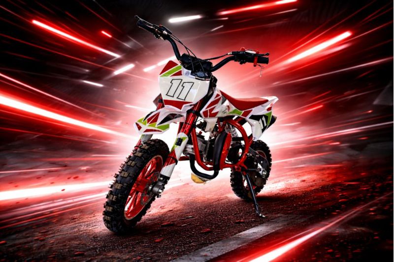 Mini Moto Shahoma NTS01 SE Premium 49cc Roja