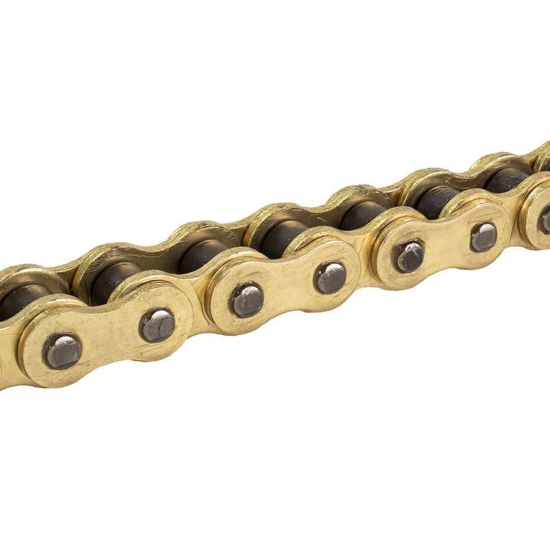 Cadena reforzada dorada 525h x126 moto leiruki