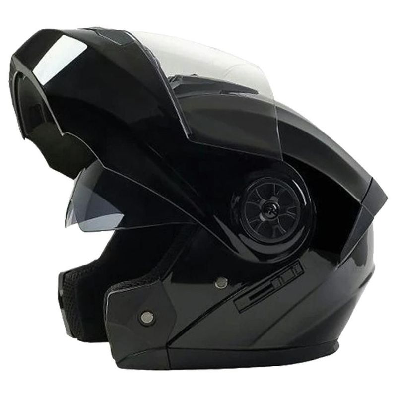 Casco Certificado DOT MXBLN-004 BLDShineBlack Seguridad Motocicleta