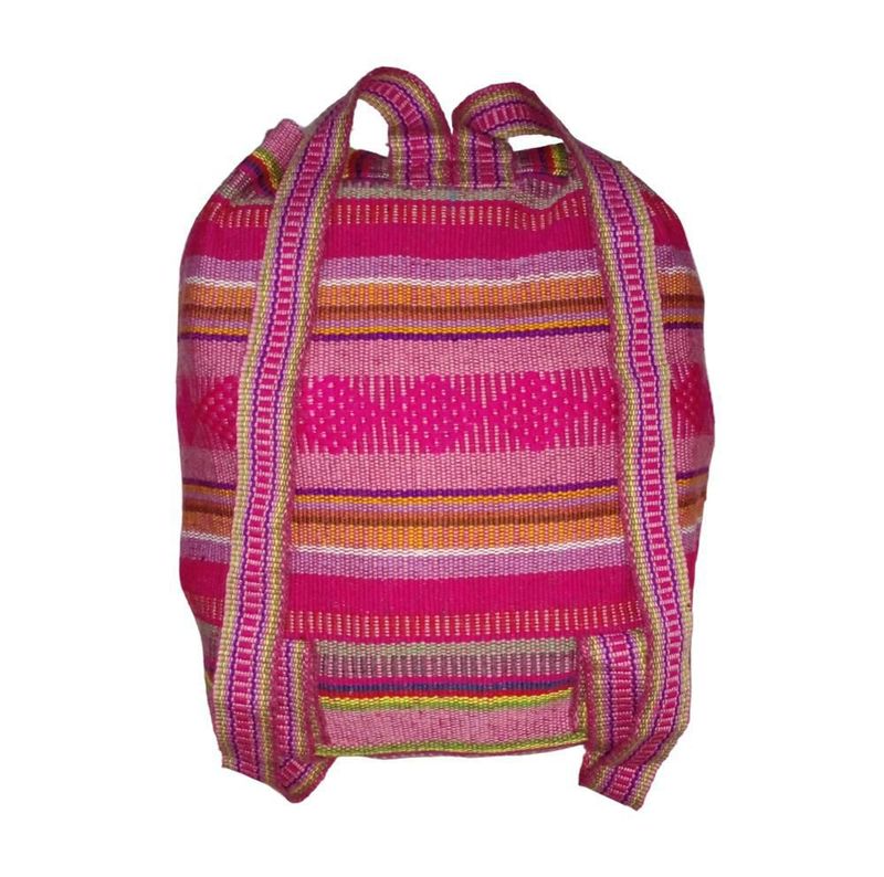 Morral Hecho a Mano MXMUY-001 MuyaColors Mochila de Hilo Hecha por Mexicanos