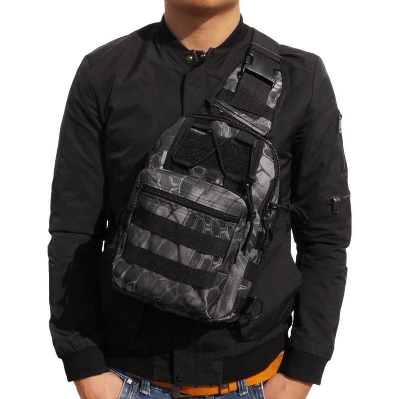 Mini Mochila de hombro MXUBG-004 UrbanBackGray Bolso mini táctico militar