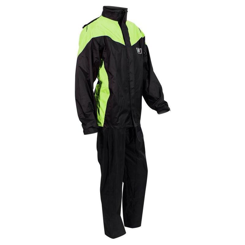 IMPERMEABLE PARA MOTO R7 PREMIUM NEGRO AMARILLO RIDER ONE