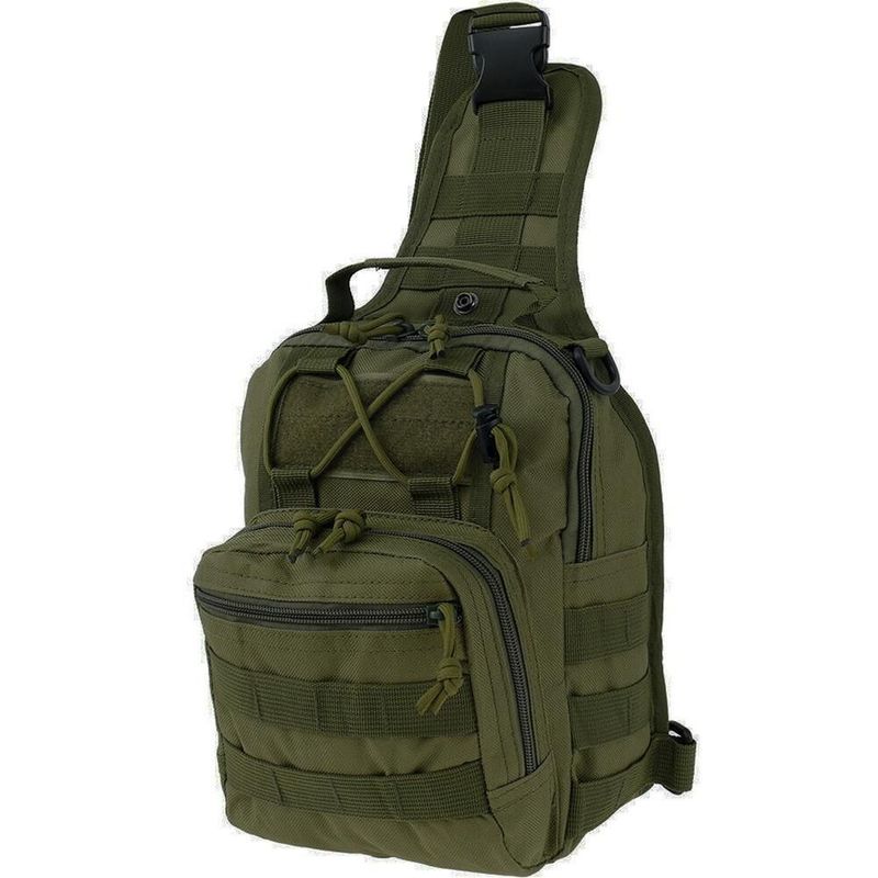 Mini mochila de pecho MXUBI-004 UrbanBackGreen Bolso de camuflaje