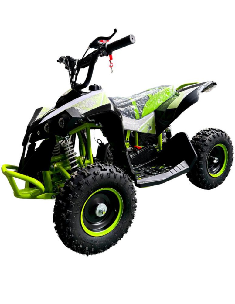 Mini Cuatrimoto Atv07 Verde Motor 49cc Encendido Electrico
