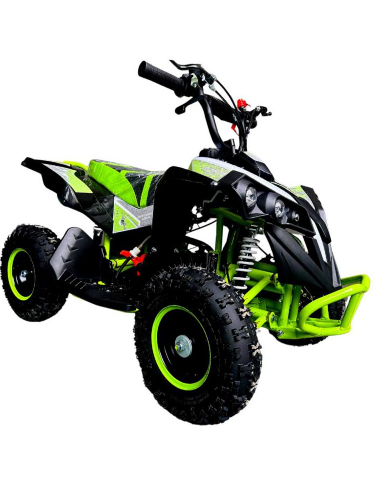 Mini Cuatrimoto Atv07 Verde Motor 49cc Encendido Electrico