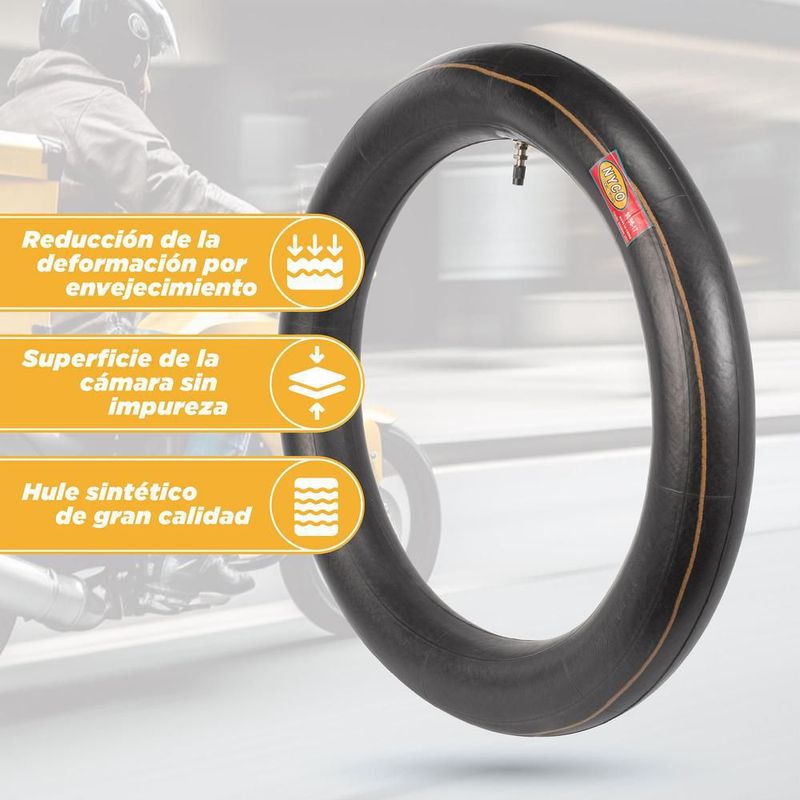 Camara de aire para llanta 90/90-17 nyco