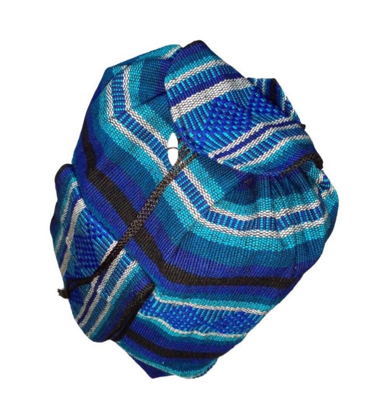 Mochila Bicolor Tejida MXEDA-001 EdahColors Artesanías Hechas por Mexicanos