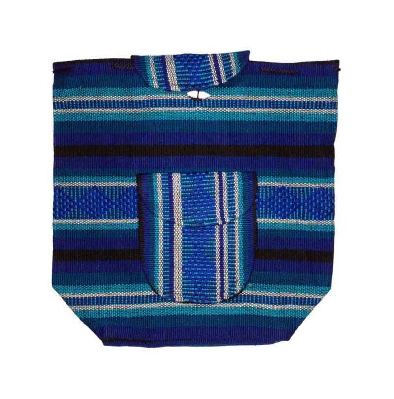 Mochila Bicolor Tejida MXEDA-001 EdahColors Artesanías Hechas por Mexicanos