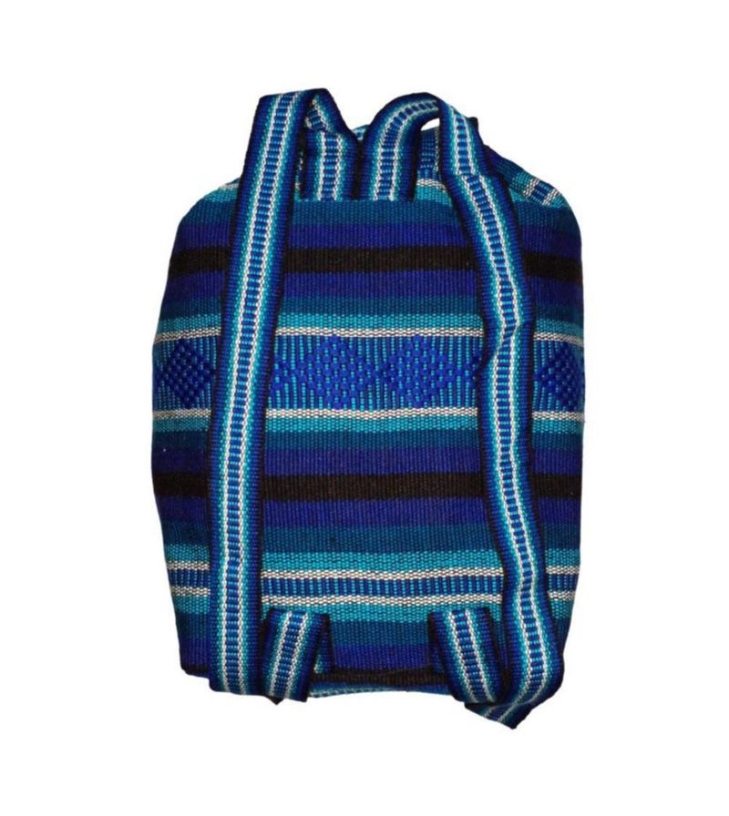 Mochila Bicolor Tejida MXEDA-001 EdahColors Artesanías Hechas por Mexicanos