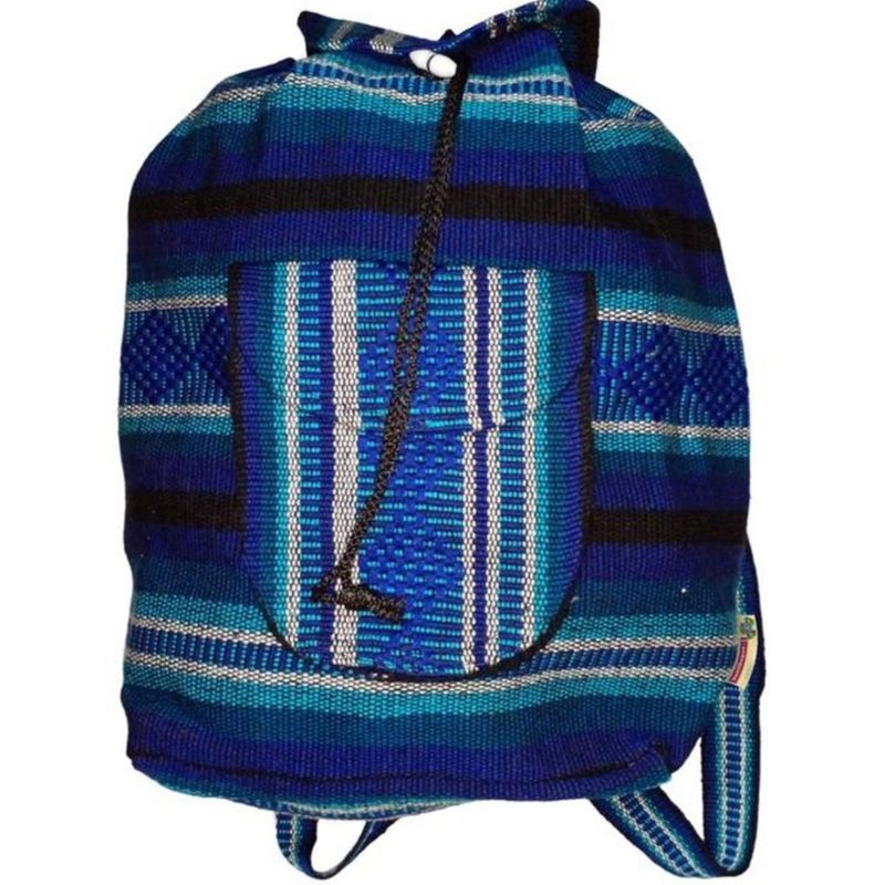 Mochila Bicolor Tejida MXEDA-001 EdahColors Artesanías Hechas por Mexicanos