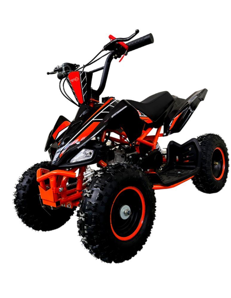 Mini Cuatrimoto Atv03 Naranja Motor 49cc Encendido Electrico