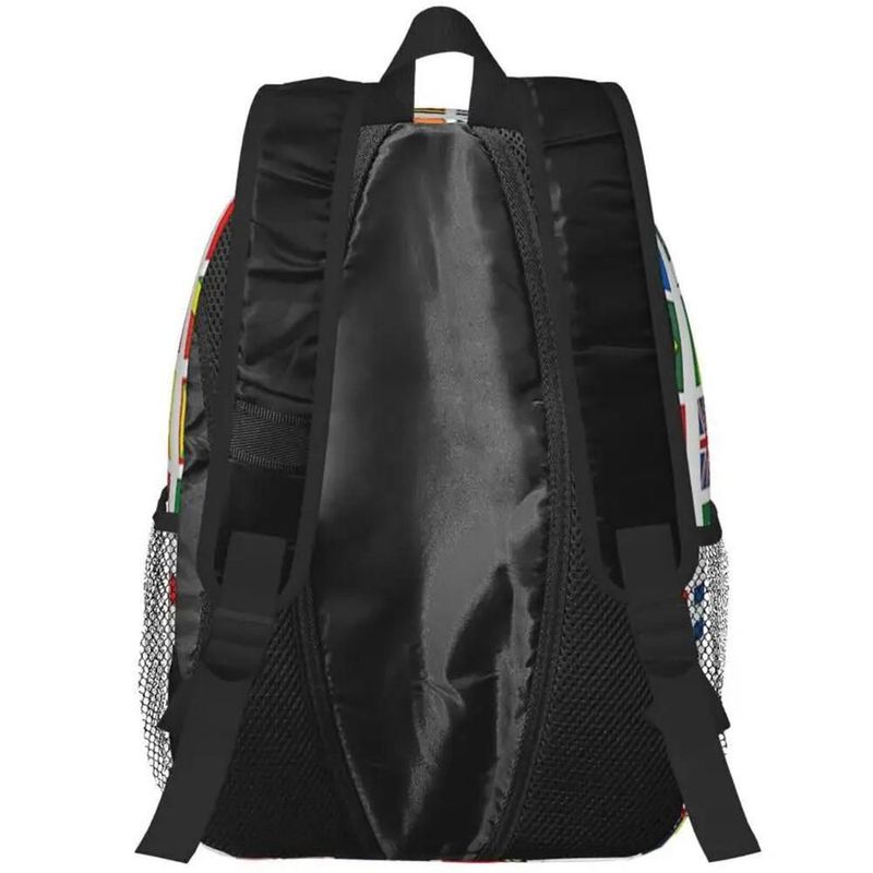 Mochila con Estampado mundial MXFMB-002 GloFlagsBlack Mochila con Estilo internacional