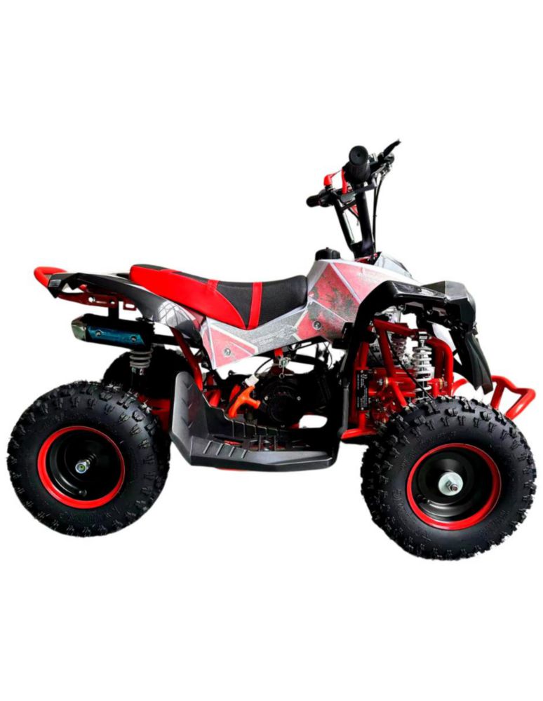 Mini Cuatrimoto Atv07 Rojo Motor 49cc Encendido Electrico