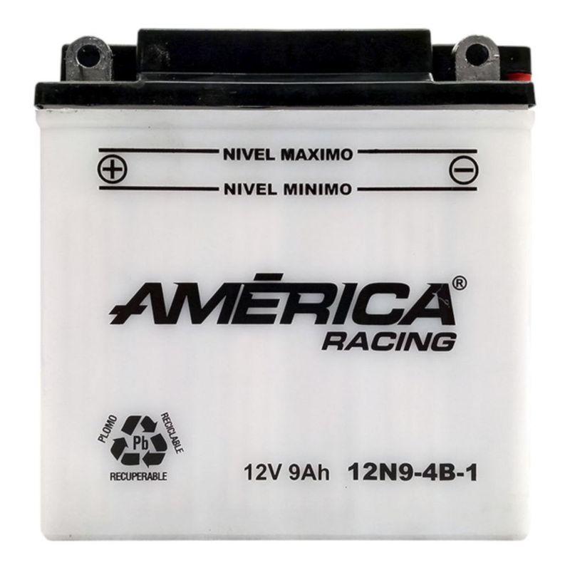 BATERIA AMERICA MOTO 12V 9 AMPERES 12N9-4B-1