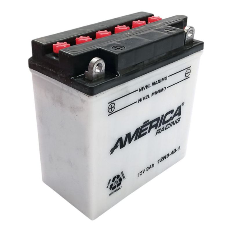 BATERIA AMERICA MOTO 12V 9 AMPERES 12N9-4B-1