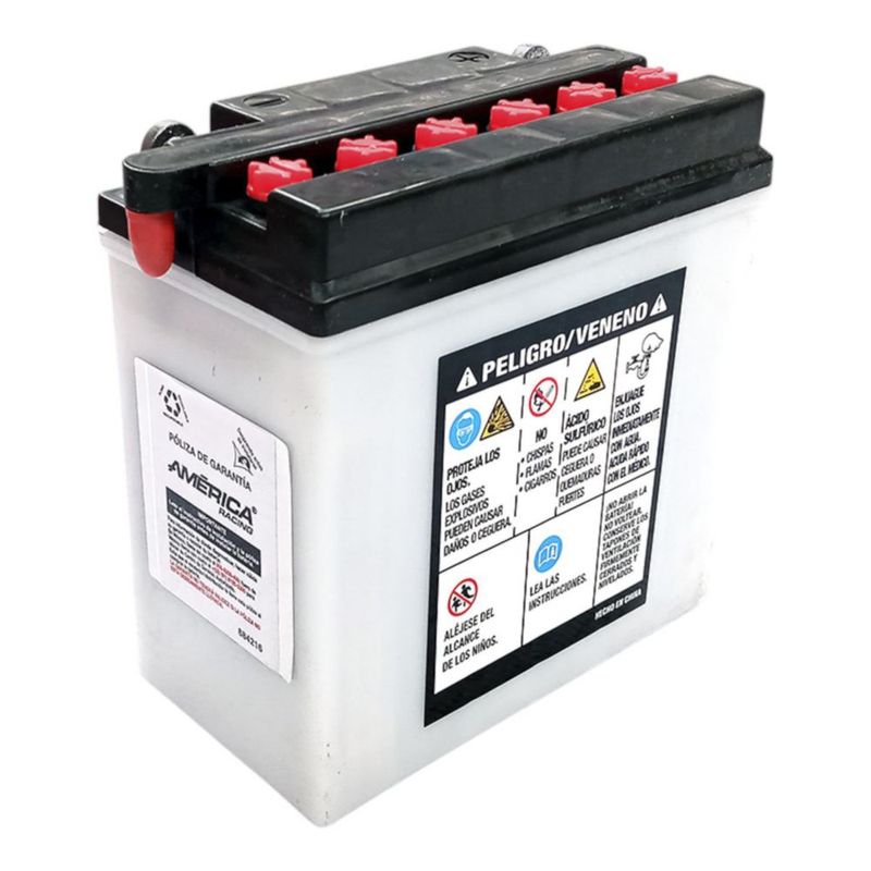 BATERIA AMERICA MOTO 12V 9 AMPERES 12N9-4B-1