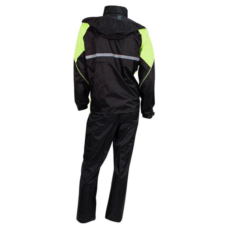 IMPERMEABLE PARA MOTO R7 PREMIUM NEGRO AMARILLO RIDER ONE