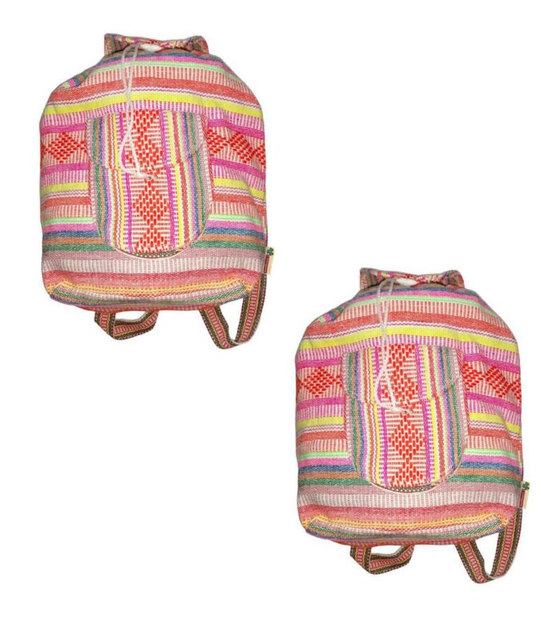 Mochila Mexicana Tejida MXOCO-002 OcotlColors Mochilas Hechas con Hilo a Mano