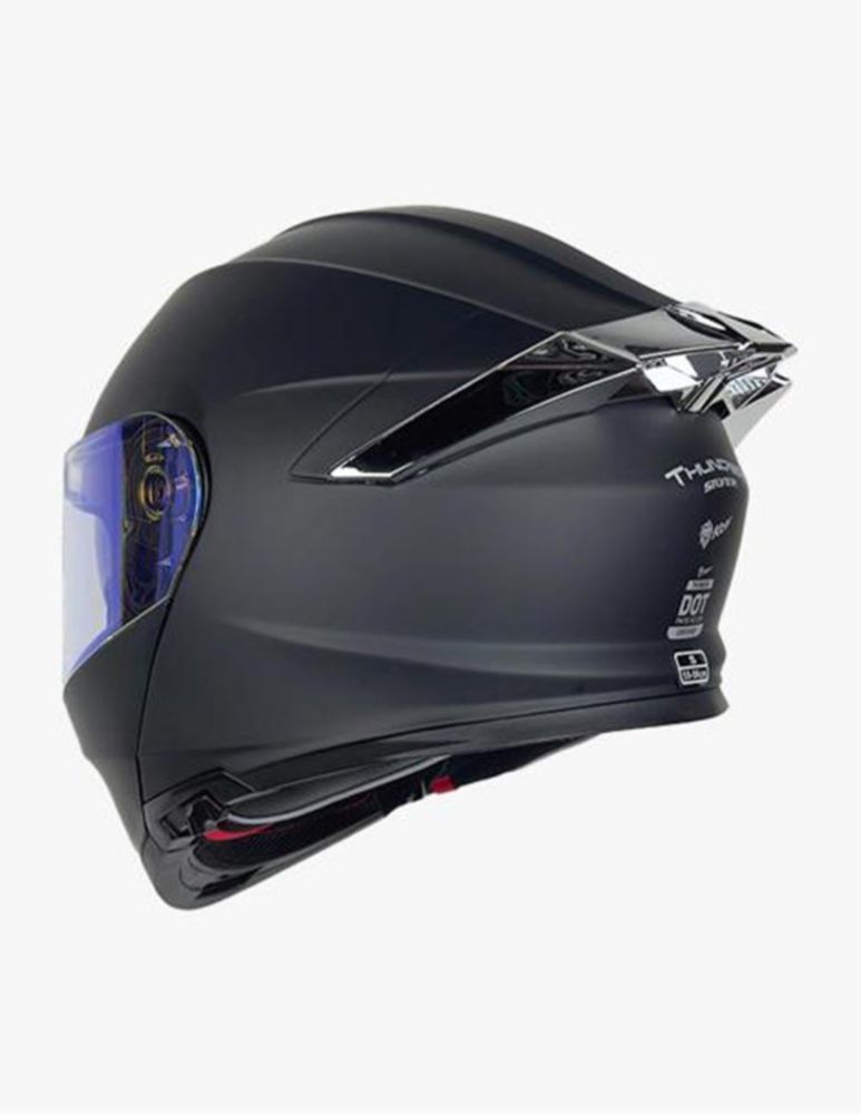 Casco Kov Thunder Plata M Plateado