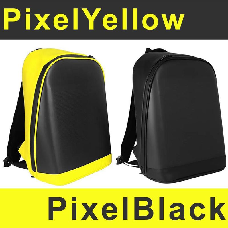 Mochila LED MXPXL-002 PixelBlack Bolsa Impermeable