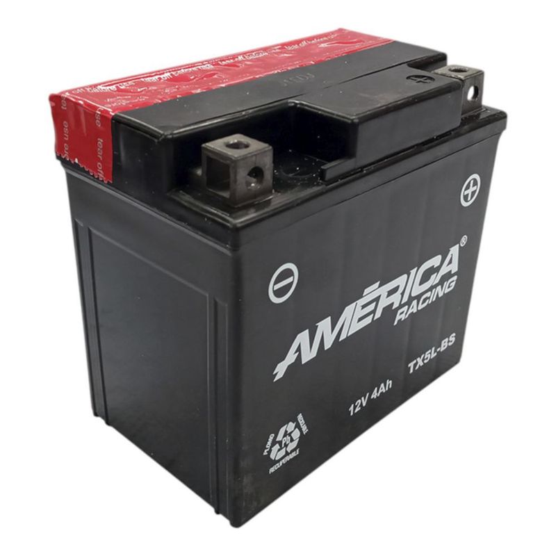 BATERIA DE GEL AMERICA AGM 12V 4AMP MOTO MODELO TX5L-BS