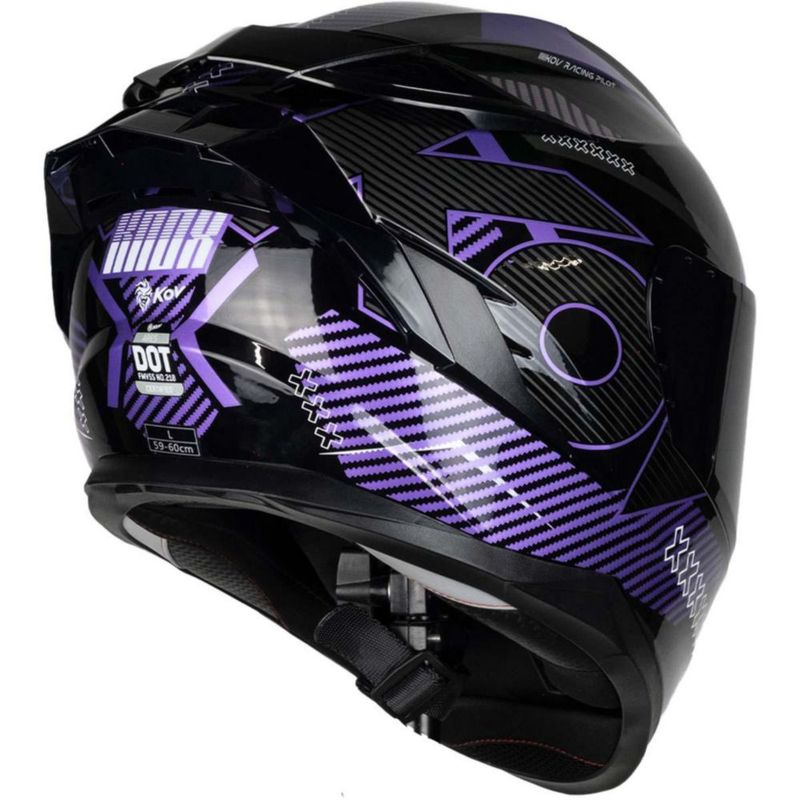Casco Kov Ares Knox Morado XL Morado