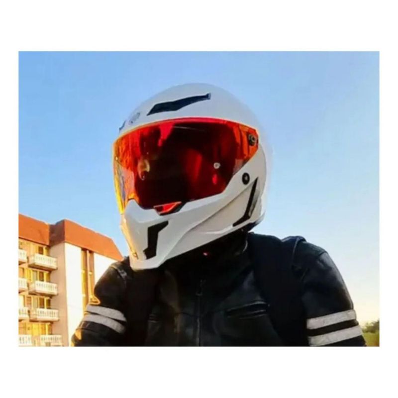 Casco Ilm Vendetta Mf509 Blanco S Blanco Mate