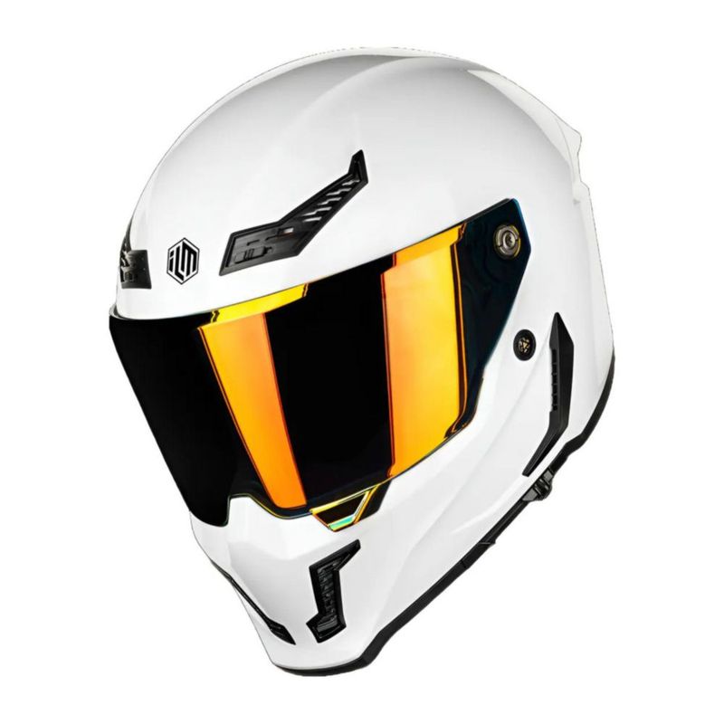 Casco Ilm Vendetta Mf509 Blanco S Blanco Mate