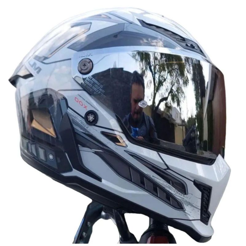 Casco Ilm Vendetta Mf509 CYBORG Gray XL Gris Mate