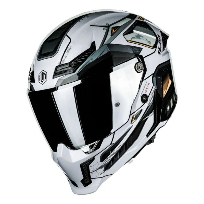 Casco Ilm Vendetta Mf509 CYBORG Gray XL Gris Mate