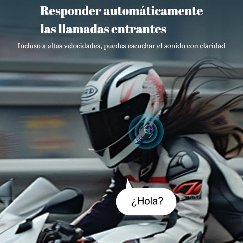 Auriculares inalámbricos Bluetooth para casco de motocicleta,auriculares intercomunicadores para dos personas,Audifonos,Motos.HOGAWAY