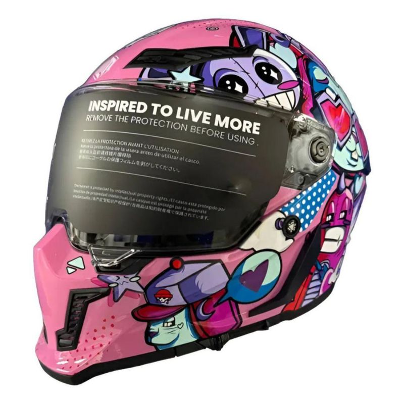 Casco ILM Vendetta PRO Sweet Cool Pink S Rosa