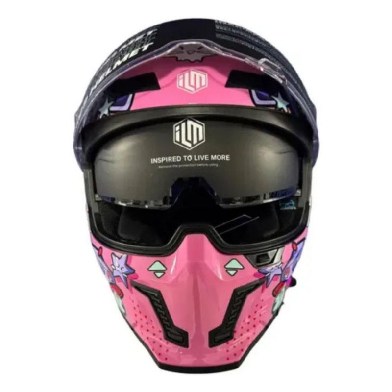 Casco ILM Vendetta PRO Sweet Cool Pink S Rosa