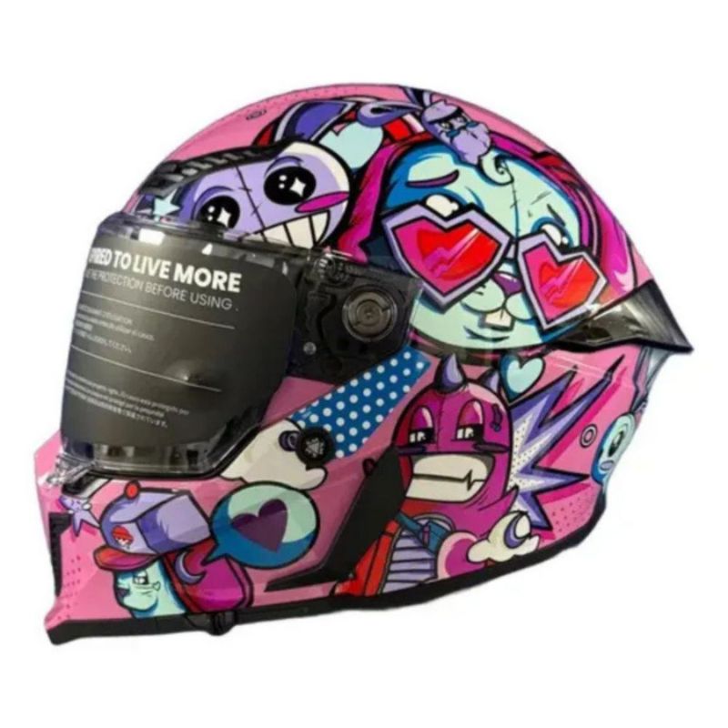Casco ILM Vendetta PRO Sweet Cool Pink S Rosa