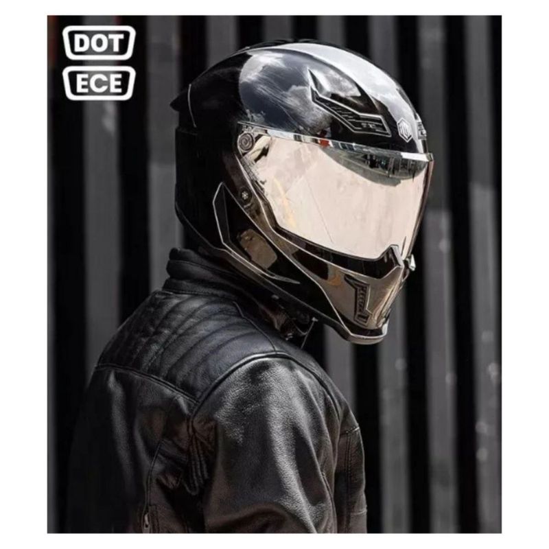 Casco Ilm Mf509 War Damaged Grey EG Negro