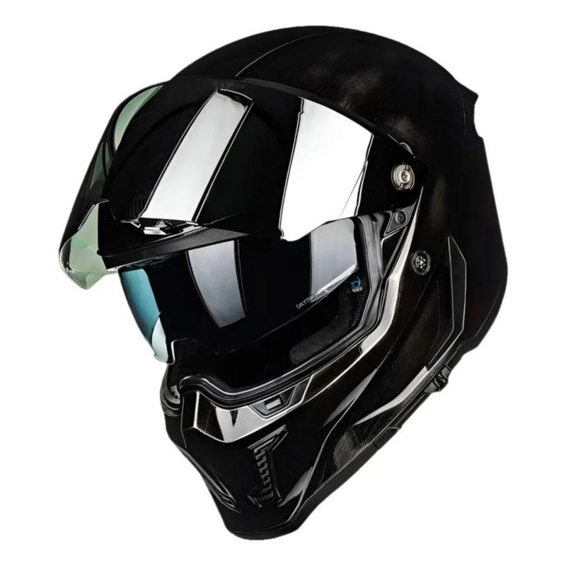 Casco Ilm Mf509 War Damaged Grey EG Negro