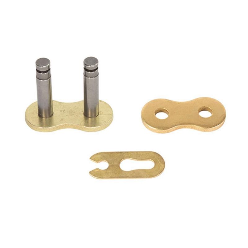 Cadena 428h-126l para motocicleta dorada leiruki