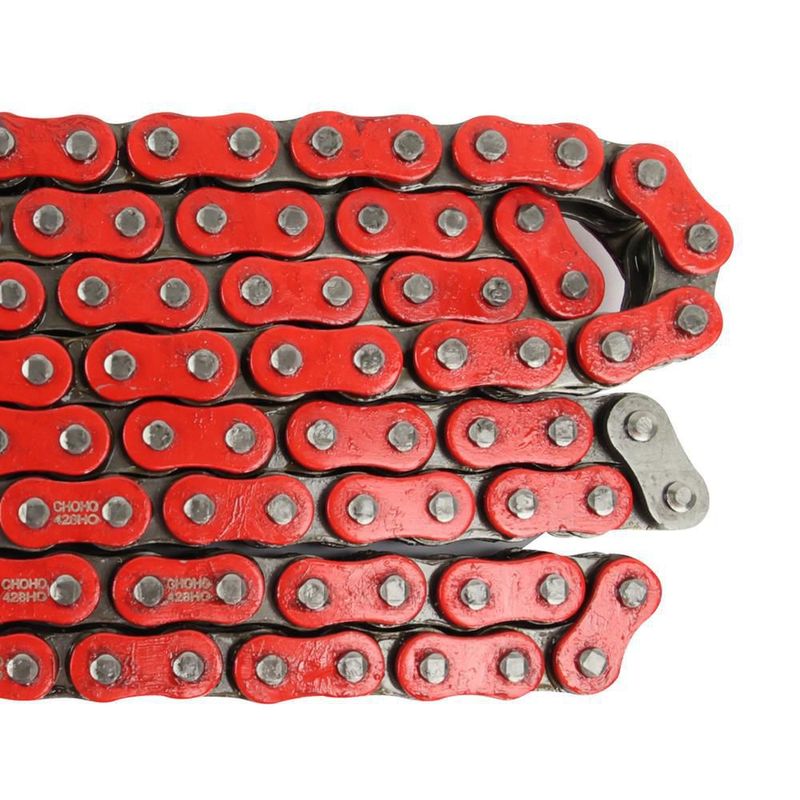 Cadena 428hx126l o-ring rojo choho