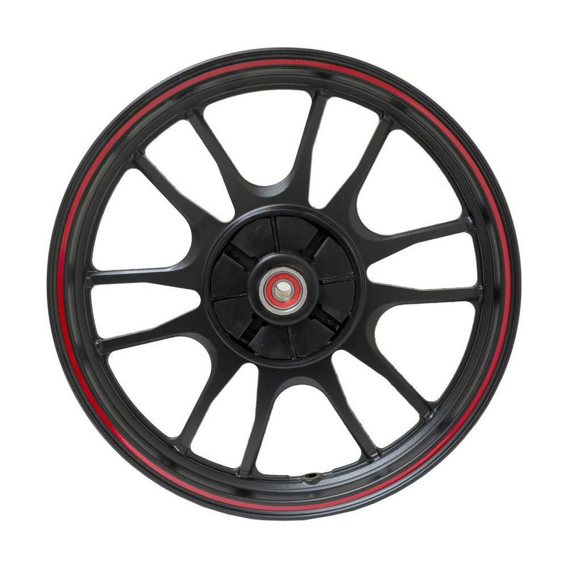 Rin trasero filo rojo negro italika rc 150 (16-19)
